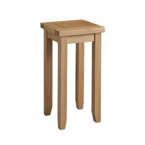 California Solid Oak Small Lamp Table in  on Furniture Village