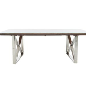 Chennai Dining Table with X-Shaped Legs in  on Furniture Village